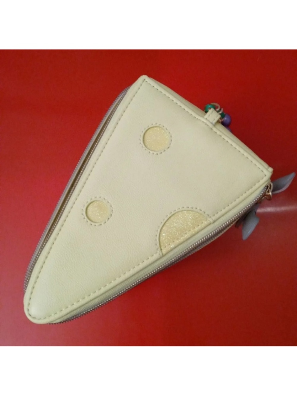 Super rare betsey Johnson cheese clutch wristlet purse “in queso emergency” - Picture 7 of 15